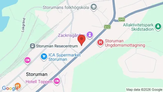 Apartments for rent i Storuman - kort over placeringen