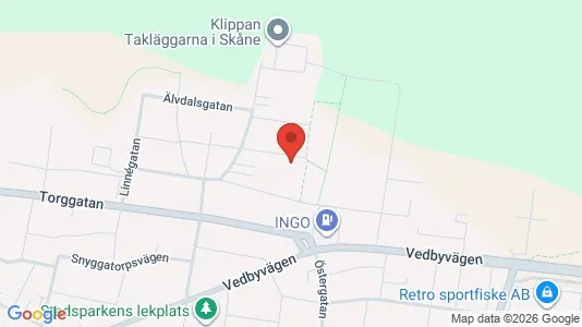 Apartments for rent i Klippan - kort over placeringen