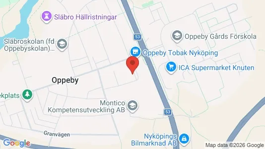 Apartments for rent i Nyköping - kort over placeringen