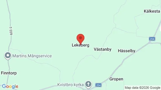 Apartments for rent i Lekeberg - kort over placeringen