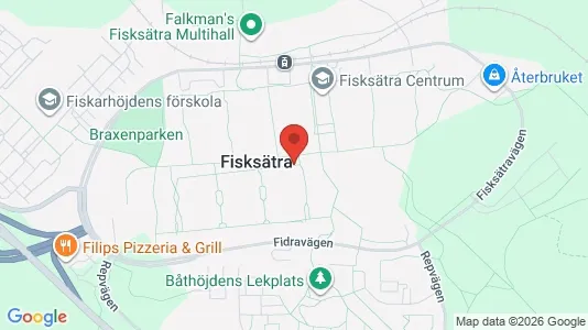 Apartments for rent i Nacka - kort over placeringen