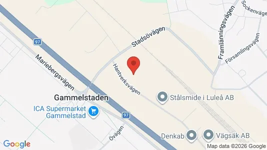 Apartments for rent i Luleå - kort over placeringen