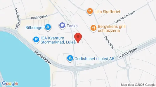 Apartments for rent i Luleå - kort over placeringen