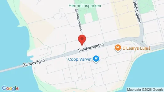Apartments for rent i Luleå - kort over placeringen