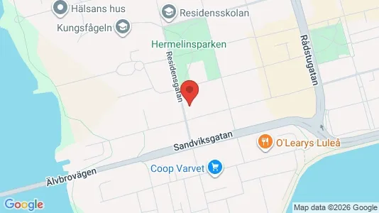 Apartments for rent i Luleå - kort over placeringen