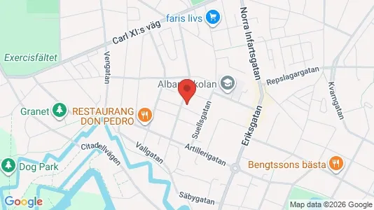 Apartments for rent i Landskrona - kort over placeringen