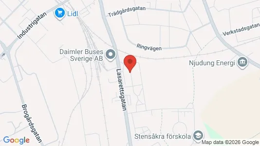 Apartments for rent i Vetlanda - kort over placeringen