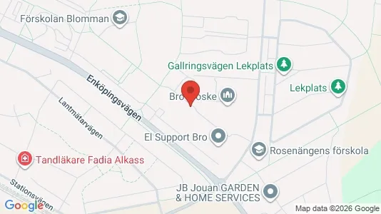 Rooms for rent i Upplands-Bro - kort over placeringen