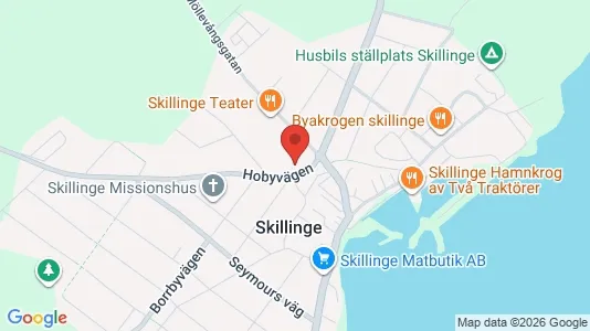 Rooms for rent i Simrishamn - kort over placeringen