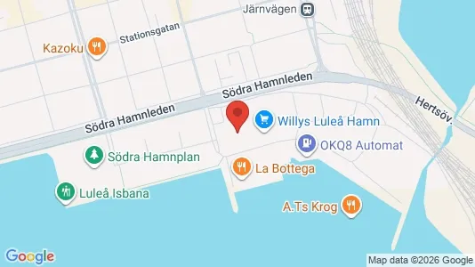 Apartments for rent i Luleå - kort over placeringen