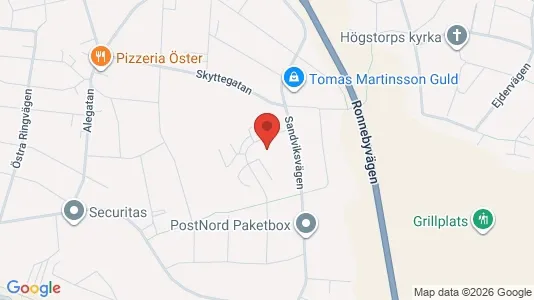 Apartments for rent i Växjö - kort over placeringen