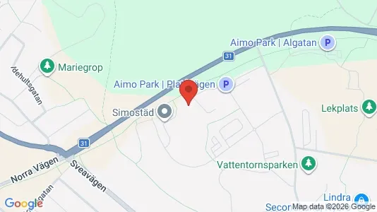 Apartments for rent i Nybro - kort over placeringen