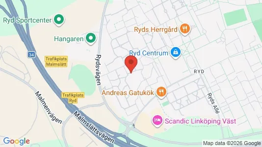 Apartments for rent i Linköping - kort over placeringen