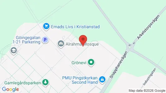 Apartments for rent i Kristianstad - kort over placeringen