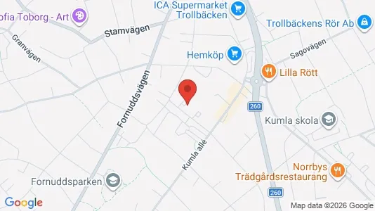 Apartments for rent i Tyresö - kort over placeringen