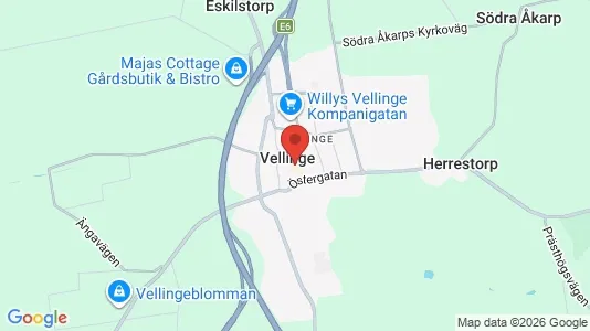 Houses for rent i Vellinge - kort over placeringen