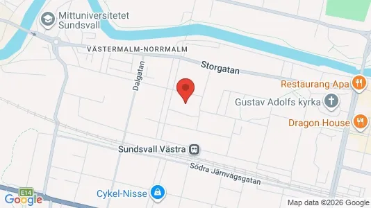 Apartments for rent in Sundsvall - Photo from Google Street View
