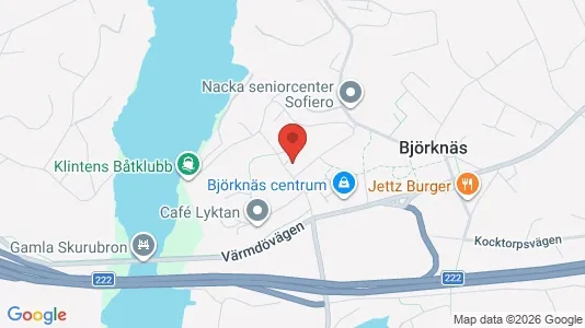 Apartments for rent i Nacka - kort over placeringen