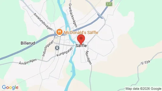 Apartments for rent i Säffle - kort over placeringen