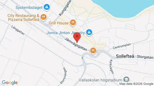 Apartments for rent i Sollefteå - kort over placeringen