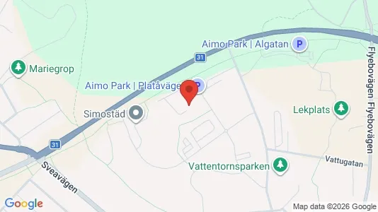 Apartments for rent i Nybro - kort over placeringen