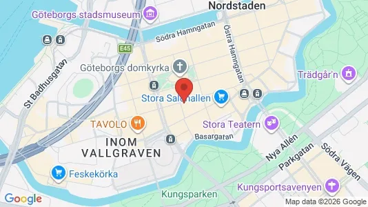 Apartments for rent i Gothenburg City Centre - kort over placeringen