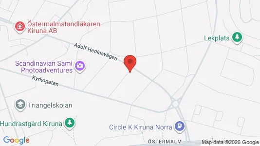 Apartments for rent in Kiruna - Photo from Google Street View