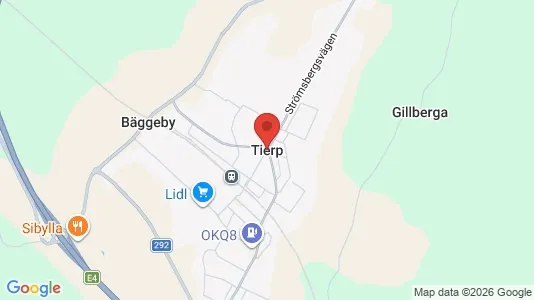 Apartments for rent i Tierp - kort over placeringen