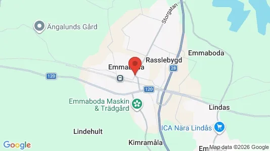 Apartments for rent i Emmaboda - kort over placeringen