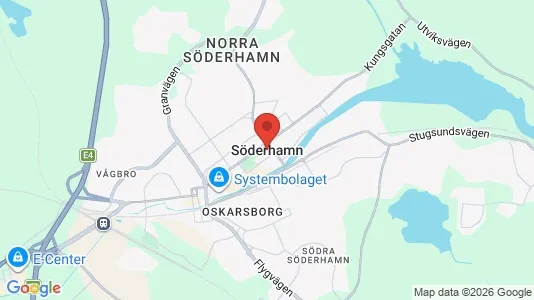 Apartments for rent i Söderhamn - kort over placeringen