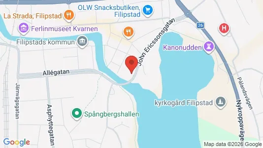 Apartments for rent i Filipstad - kort over placeringen