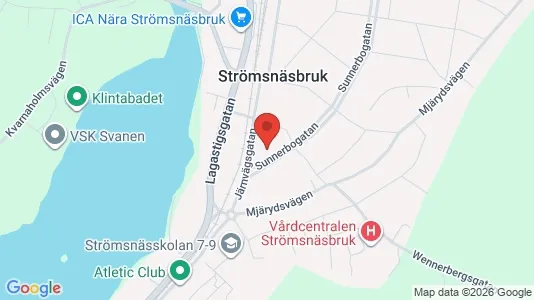 Apartments for rent i Markaryd - kort over placeringen