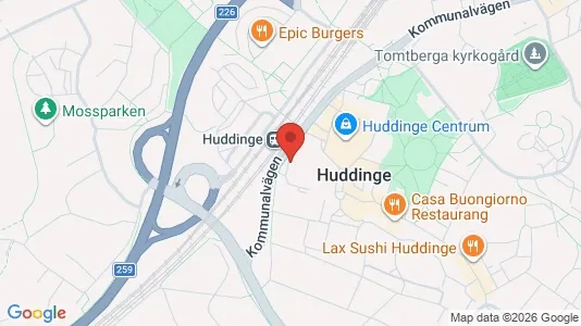 Apartments for rent i Huddinge - kort over placeringen