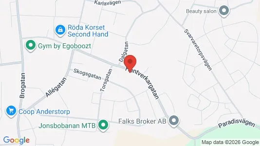Apartments for rent i Gislaved - kort over placeringen