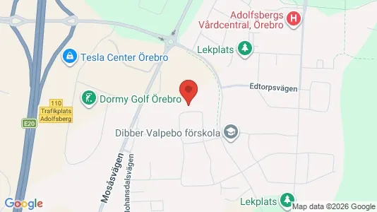 Apartments for rent i Örebro - kort over placeringen