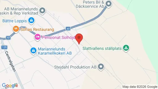 Apartments for rent i Eksjö - kort over placeringen