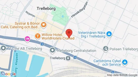 Apartments for rent i Trelleborg - kort over placeringen
