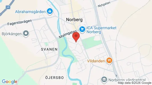 Apartments for rent i Norberg - kort over placeringen