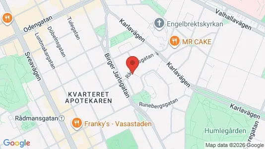 Apartments for rent i Östermalm - kort over placeringen
