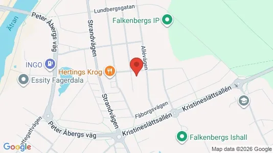 Apartments for rent i Falkenberg - kort over placeringen