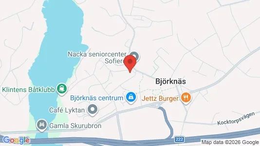 Apartments for rent i Nacka - kort over placeringen