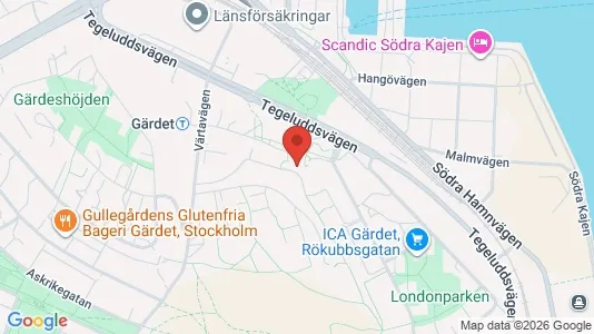 Apartments for rent i Östermalm - kort over placeringen