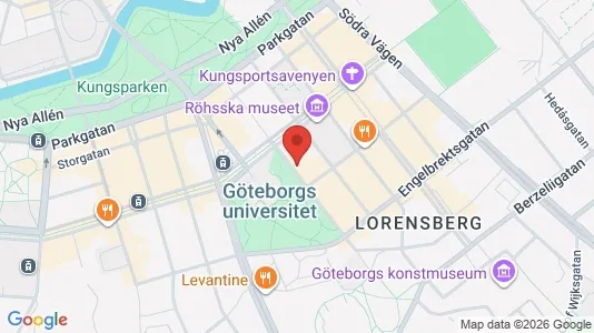 Apartments for rent i Gothenburg City Centre - kort over placeringen