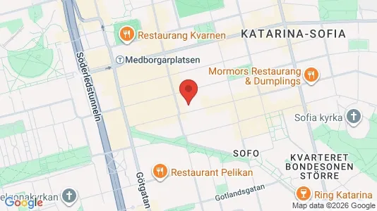 Apartments for rent i Södermalm - kort over placeringen