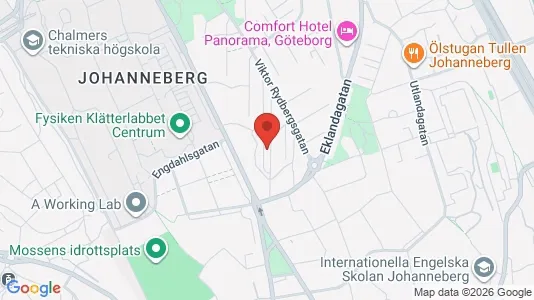 Apartments for rent i Johanneberg - kort over placeringen