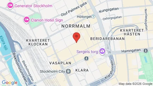 Apartments for rent i Stockholm City - kort over placeringen