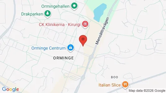 Apartments for rent i Nacka - kort over placeringen