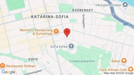 Apartments for rent i Södermalm - kort over placeringen