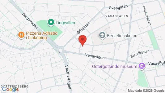 Apartments for rent i Linköping - kort over placeringen