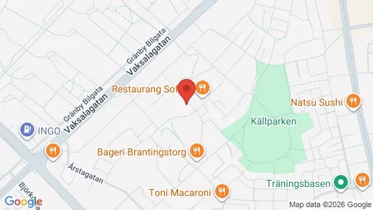 Apartments for rent i Uppsala - kort over placeringen